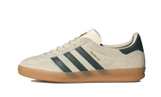 Adidas Gazelle Indoor Cream White Collegiate Green Gum biały-zielony - widok główny z boku | Saturaise.com