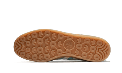 100% Oryginalne Gazelle Indoor Preloved Blue White Gum - widok z tyłu - 655.00 PLN