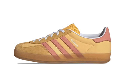 Adidas Gazelle Indoor Semi Spark Clay żółty-różowy - widok główny z boku | Saturaise.com