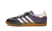 Adidas Gazelle Indoor Shadow Violet Wonder Quartz czarno-szary - widok główny z boku | Saturaise.com