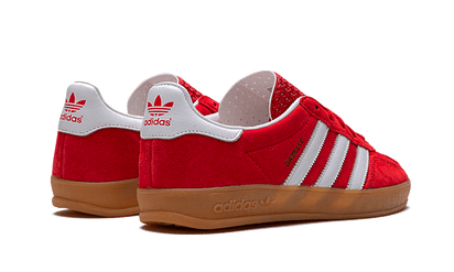 Buty Adidas Gazelle Indoor Scarlet Cloud White - widok z przodu - Rozmiary EU