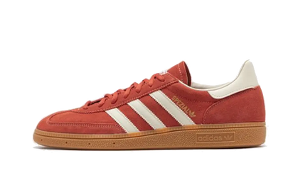 Adidas Handball Spezial Aged Red czarno-szary - widok główny z boku | Saturaise.com