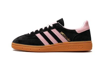Adidas Handball Spezial Core Black Clear Pink Gum czarny-różowy - widok główny z boku | Saturaise.com