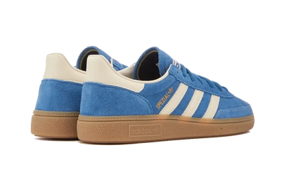 Buty Adidas Handball Spezial Core Blue Cream White Crystal White - widok z przodu - Rozmiary EU