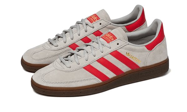Handball Spezial Grey Two Hi-Res Red - Kup oryginalne Handball Spezial Grey Two Hi-Res Red - widok z drugiego boku - Sneakersy