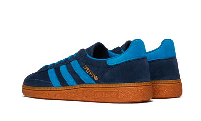 Buty Adidas Handball Spezial Night Indigo Bright Blue Gum - widok z przodu - Rozmiary EU