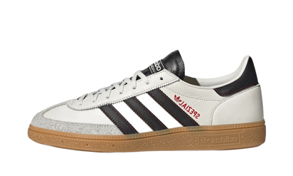 Adidas Handball Spezial Off White Core Black Red biało-pomarańczowy - widok główny z boku | Saturaise.com