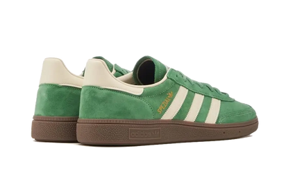 Buty Adidas Handball Spezial Preloved Green White - widok z przodu - Rozmiary EU