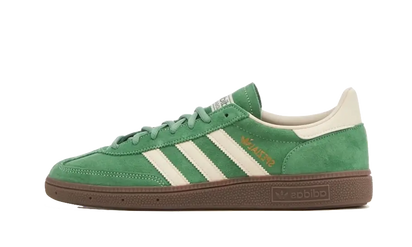 Adidas Handball Spezial Preloved Green White biały-czerwony - widok główny z boku | Saturaise.com