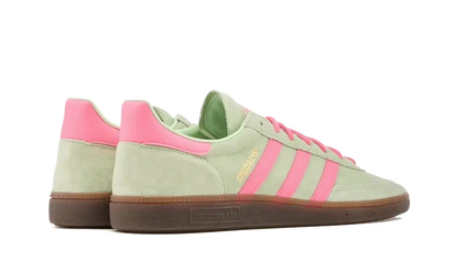 Buty Adidas Handball Spezial Semi Green Spark - widok z przodu - Rozmiary EU