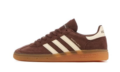 Adidas Handball Spezial Sporty & Rich Brown brązowy-złoty - widok główny z boku | Saturaise.com