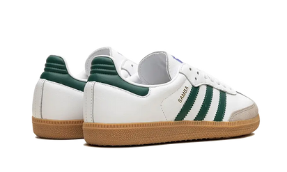 Buty Adidas Samba OG White Collegiate Green Gum - widok z przodu - Rozmiary EU