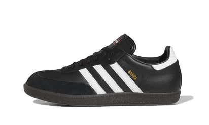 Adidas Samba Leather Black White czarny-biały - widok główny z boku | Saturaise.com