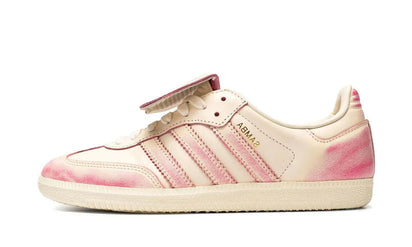 Yeezy Adidas Samba LT Distressed Pack Cream White biały-różowy - widok główny z boku | Saturaise.com