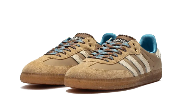 Adidas Samba Nylon Wales Bonner Desert White - Kup oryginalne Adidas Samba Nylon Wales Bonner Desert White IH3261 - widok z drugiego boku - Sneakersy