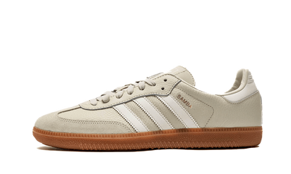 Adidas Samba OG Aluminium Gum biały-czerwony - widok główny z boku | Saturaise.com