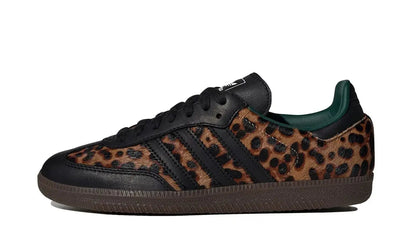 Adidas Adidas Samba OG Black Green Leopard czarny-biały - widok główny z boku | Saturaise.com