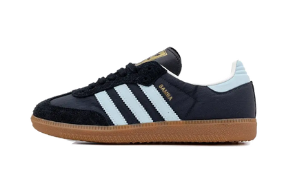 Adidas Samba OG Carbon Almost Blue Gum biały-niebieski - widok główny z boku | Saturaise.com