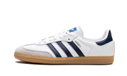 Adidas Samba OG Cloud White Night Indigo Gum biały-czerwony - widok główny z boku | Saturaise.com