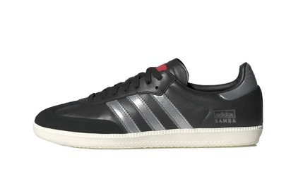 Adidas Samba OG Core Black Silver Metallic czarny-biały - widok główny z boku | Saturaise.com