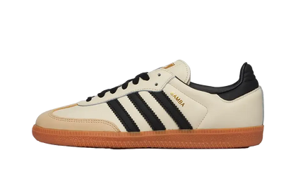 Adidas Samba OG Cream White Sand Strata czarny-biały - widok główny z boku | Saturaise.com