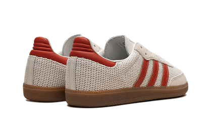 Buty Adidas Samba OG Crystal White Preloved Red - widok z przodu - Rozmiary EU