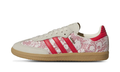 Yeezy Adidas Samba OG Liberty London Better Scarlet biały-różowy - widok główny z boku | Saturaise.com