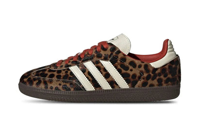 Adidas Adidas Samba OG Preloved Red Leopard czarny-biały - widok główny z boku | Saturaise.com