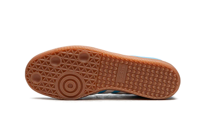 100% Oryginalne Adidas Samba OG Sporty & Rich Blue Grey - widok z tyłu - 1755.00 PLN