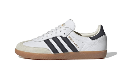 Adidas Samba OG Sporty & Rich White Black czarny-biały - widok główny z boku | Saturaise.com
