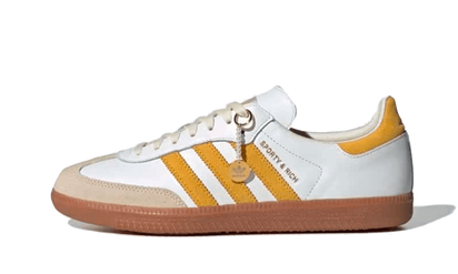 Adidas Samba OG Sporty & Rich White Bold Gold biały-beżowy - widok główny z boku | Saturaise.com