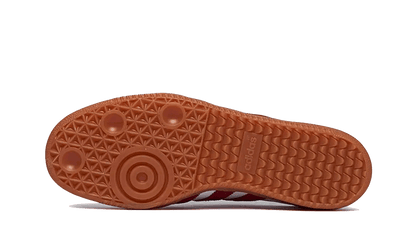 100% Oryginalne Samba OG Sporty & Rich White Core Burgundy - widok z tyłu - 1330.00 PLN