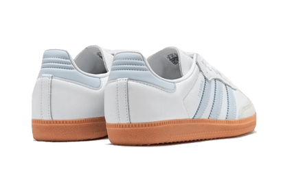 Buty Adidas Samba OG White Halo Blue Gum - widok z przodu - Rozmiary EU