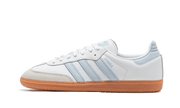 Adidas Samba OG White Halo Blue Gum biały-niebieski - widok główny z boku | Saturaise.com