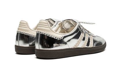 Buty Adidas Samba Wales Bonner Silver - widok z przodu - Rozmiary EU