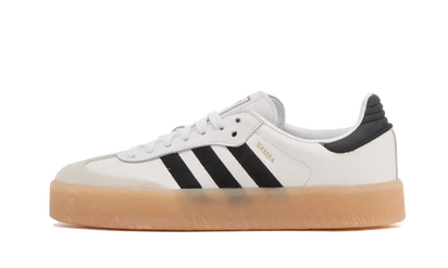 Adidas Samba White Black Gum czarny-biały - widok główny z boku | Saturaise.com