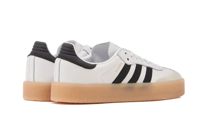 Buty Adidas Samba White Black Gum - widok z przodu - Rozmiary EU