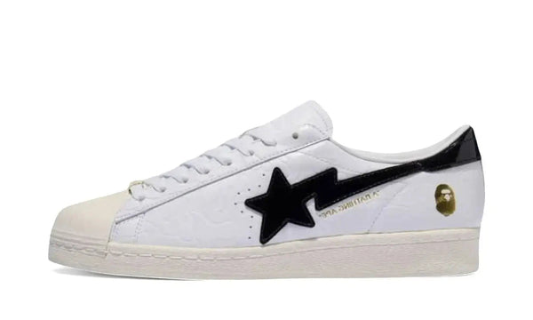 Adidas Superstar Vintage Bape White Black