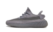 Adidas Yeezy 350 V2 Steel Grey biały-szary - widok główny z boku | Saturaise.com