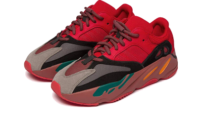 Kup oryginalne Yeezy 700 Hi-Res Red - widok z drugiego boku - Sneakersy