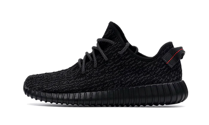Adidas Yeezy Boost 350 Pirate Black czarny-biały - widok główny z boku | Saturaise.com