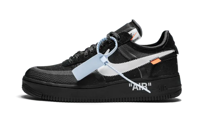 Nike Air Force 1 Low Off-White Black - widok główny z boku - Streetwear