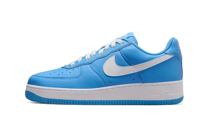 Nike Air Force 1 Low '07 Retro Color of the Month University Blue niebiesko-biały - widok główny z boku | Saturaise.com