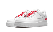 Kup oryginalne Air Force 1 Low White Supreme CU9225-100 - widok z drugiego boku - Sneakersy