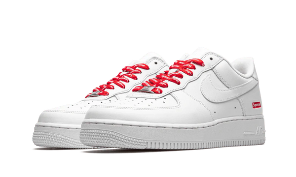 Air Force 1 Low White Supreme - Kup oryginalne Air Force 1 Low White Supreme CU9225-100 - widok z drugiego boku - Sneakersy