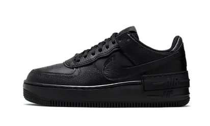 Nike Air Force 1 Shadow Triple Black czarno-szary - widok główny z boku | Saturaise.com