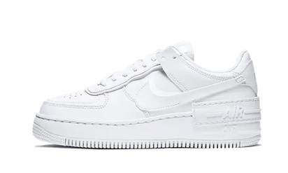 Nike Air Force 1 Shadow Triple White czarno-szary - widok główny z boku | Saturaise.com
