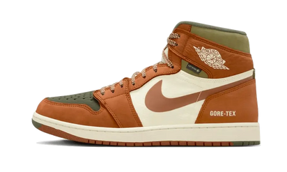 Air Jordan Air Jordan 1 Element Gore-Tex Tan Olive zielony-brązowy - widok główny z boku | Saturaise.com