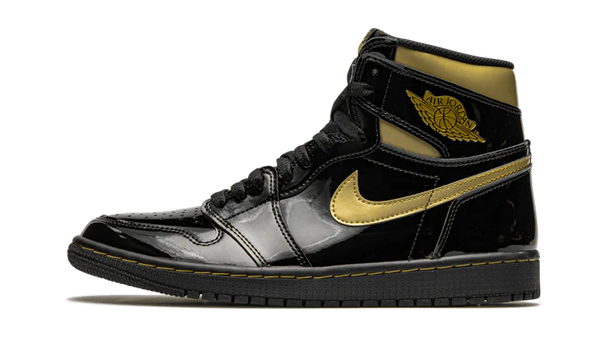 Air Jordan 1 High Black Metallic Gold