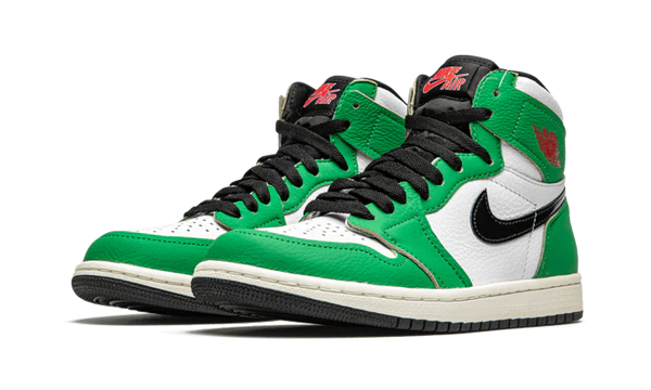 Air Jordan 1 High Lucky Green - Kup oryginalne Air Jordan 1 High Lucky Green DB4612-300 - widok z drugiego boku - Sneakersy